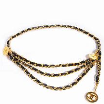 Image result for Chanel Chain Belt Gold