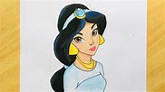 Image result for Disney Princess Sketch Jasmine