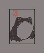 Image result for Grumpy Frog Japanese Art