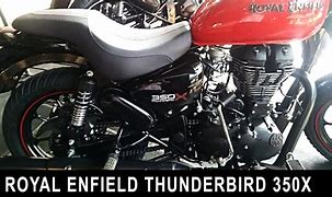 Image result for Royal Enfield Thunderbird 350X Roving Red
