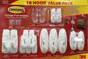 Image result for 3M Command Adhesive Wall Hooks