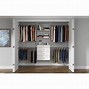 Image result for White Wood Closet Organizers