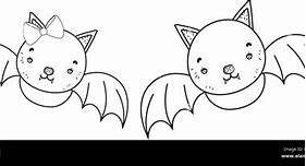 Image result for Flying Bat Outline