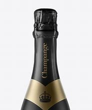 Image result for Black Champagne Bottle