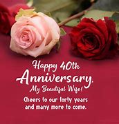 Image result for 40 Years Wedding Anniversary
