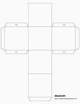 Image result for Cube Box Template Free Printable
