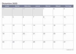 Image result for Calendario Del Mes De Diciembre