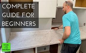 Image result for Connecting Laminate Countertops