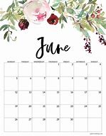 Image result for Printable June Cal