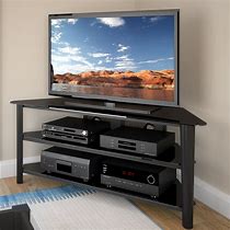 Image result for Corner TV Stands for Flat Screens 65-Inch