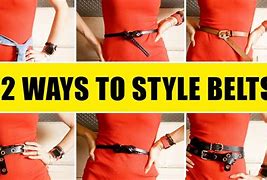 Image result for How to Properly Wear Buckle Belt