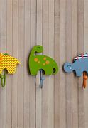 Image result for Personalised Dinosaur Kids Coat Hooks