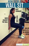 Image result for What Is a Wall Sit Exercise