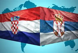 Image result for Croatian and Serbian Flag