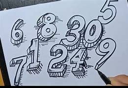 Image result for Numbers 3D Draw