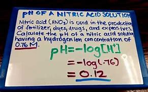 Image result for Nitric Acid Ph