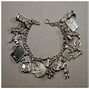 Image result for Old Silver Charm Bracelets