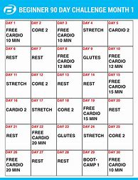 Image result for 90 Day Workout Plan