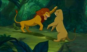 Image result for Lion King Simba vs Nala