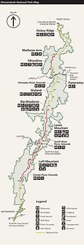 Image result for Shenandoah National Park Map