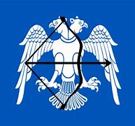 Image result for Double Headed Eagle Flag Blue Shield