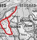 Image result for Sremcica Map