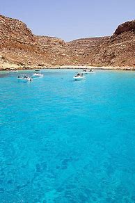 Image result for Cala Francese Lampedusa