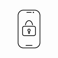 Image result for Phone with Lock On It Art