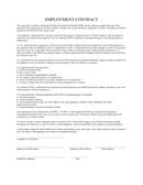 Image result for Employment Contract Template