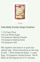 Image result for Betty Crocker Cookie Mix Instructions