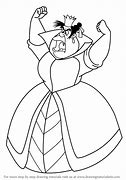Image result for Queen of Hearts Alice in Wonderland Drawing