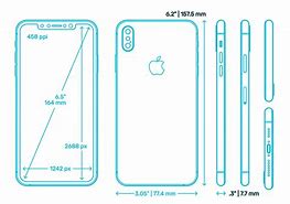Image result for Designing for iPhone XS Dimentions Tamplete