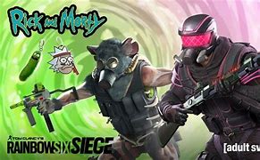Image result for Rainbow Six Siege Rick and Morty Skins
