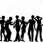 Image result for Silhouette Crowd People