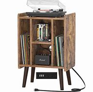 Image result for Turntable Stand with Storage