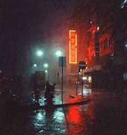 Image result for Cyberpunk Street Rain