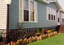 Image result for Unique Mobile Home Skirting Ideas