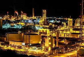 Image result for Chemical Plant Night