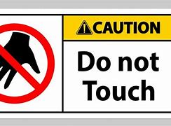 Image result for Please Do Not Touch SVG