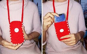 Image result for Crochet iPhone Stand Free Pattern