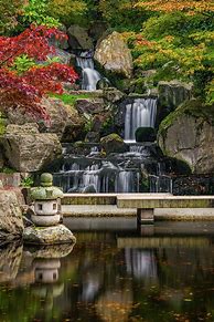 Image result for Kyoto Garden Waterfall