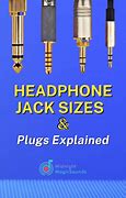 Image result for Headphone Jack Sizes Plugs Guide