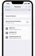Image result for iPhone Settings Passwords