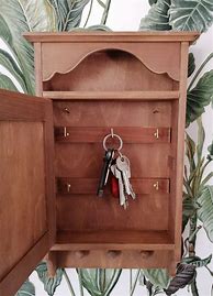 Image result for Wooden Key Box