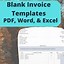 Image result for Blank Invoice Template Microsoft Excel