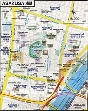 Image result for Asakusa Japan Map