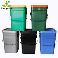 Image result for 8 Gallon Square Bucket