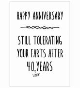 Image result for Funny 40th Anniversary Card for Husband