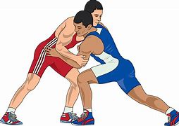 Image result for Wrestling Clip Art Black and White PNG