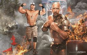 Image result for Rock vs John Cena